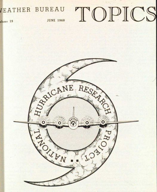 Hurricane Research Project Logo on cover of June 1960 