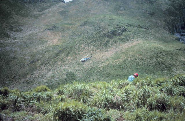 Even the helicopter couldn't land on some of these peaks Picture