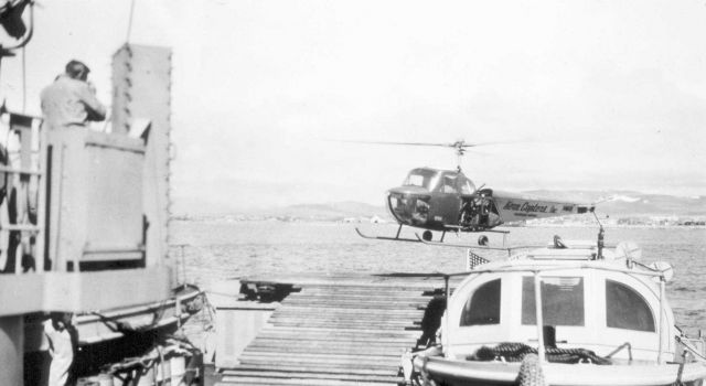 Contract Kern Helicopter flown off the Coast and Geodetic Survey Ship PIONEER, the first instance of a helicopter supporting ship operations for the C Picture