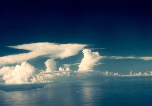 Transitting to Hurricane Esther. Picture