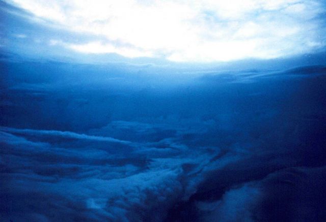 In the eye of Hurricane Debbie. Picture