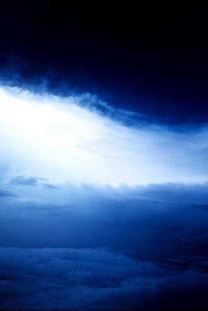 In the eye of Hurricane Debbie. Picture