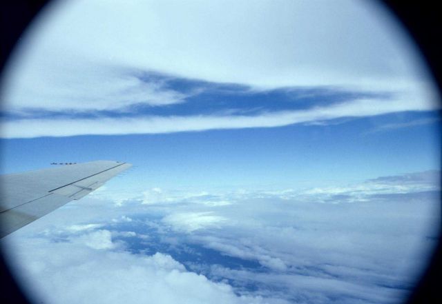 Clouds on the fringes of Hurricane Fern. Picture