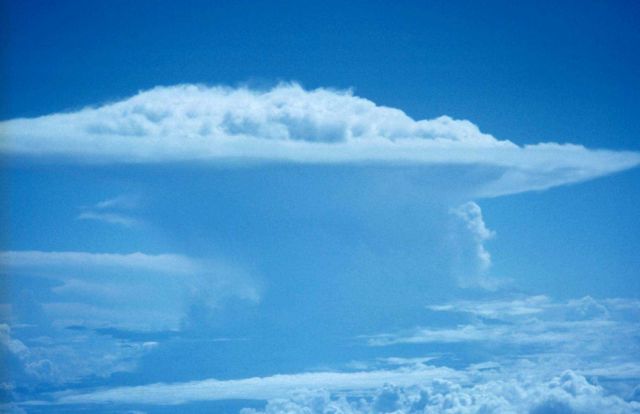 The perfect thunderstorm as observed from C130 research aircraft during Project Cement -1. Picture