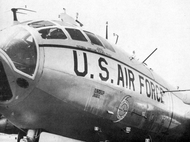 Instrument probes on the B-50: 1 Picture