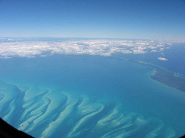 Bahama Banks seen during mission to Tropical Depression Odette. Picture