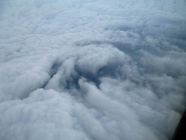 Eye of Hurricane Gustav. Picture