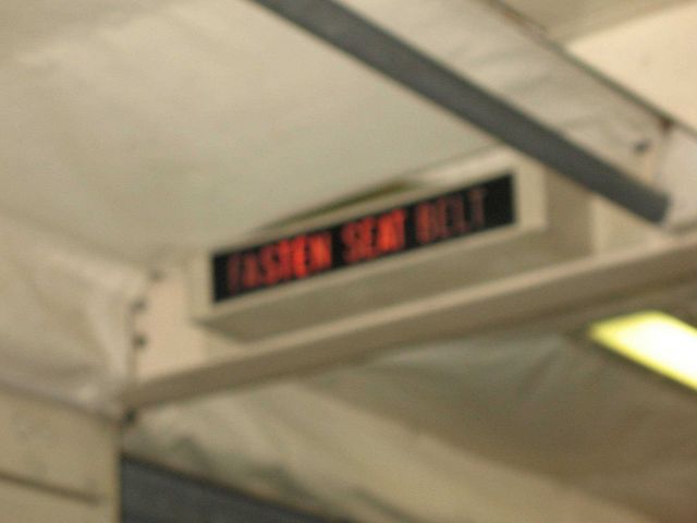 Fasten your seatbelts- things are a little bouncy taking off for Hurricane Ike. Picture