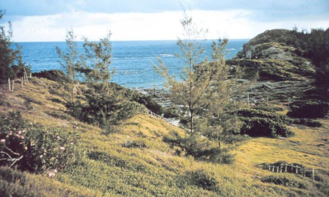 Bermuda was a satellite triangulation station site. Picture