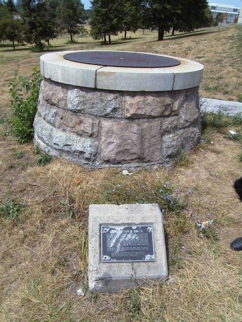 The bench mark at Braddock's Rock Picture