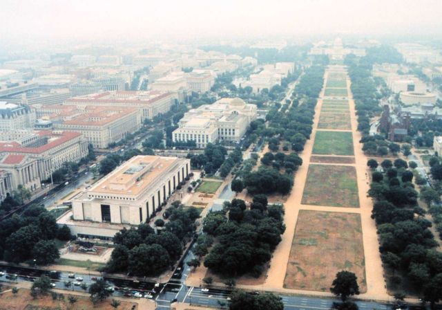 View looking ENE from the top of the Washington Monument Picture
