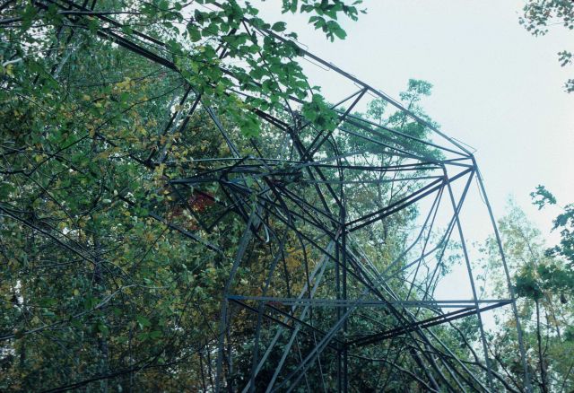 Bilby tower destroyed by strong wind storm. Picture
