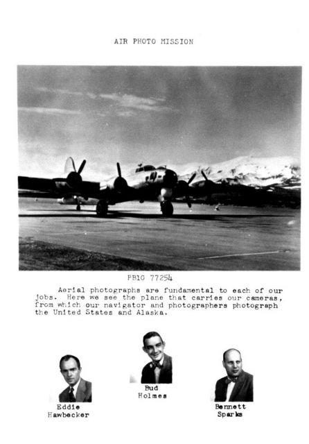 A Christmas card album highlighting the Photogrammetry Division of the Coast and Geodetic Survey in 1955 Picture