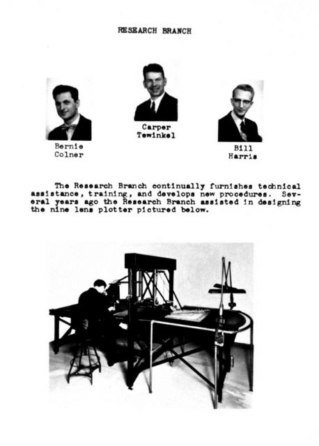 A Christmas card album highlighting the Photogrammetry Division of the Coast and Geodetic Survey in 1955 Picture
