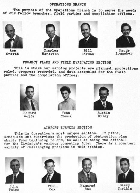 A Christmas card album highlighting the Photogrammetry Division of the Coast and Geodetic Survey in 1955 Picture