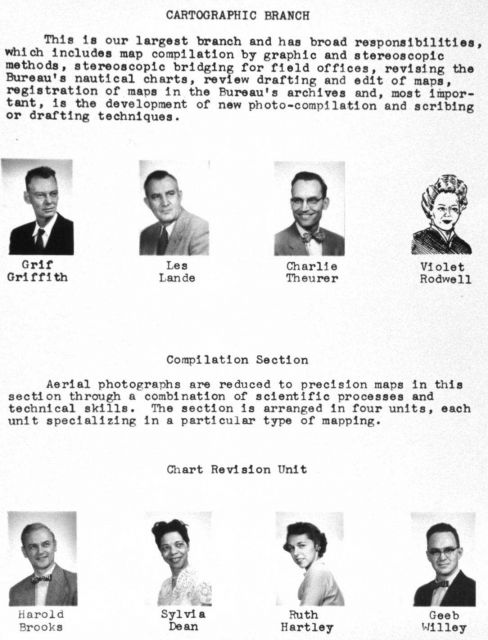 A Christmas card album highlighting the Photogrammetry Division of the Coast and Geodetic Survey in 1955 Picture