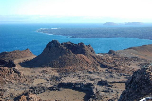 A large spatter cone on Bartoleme Island Picture