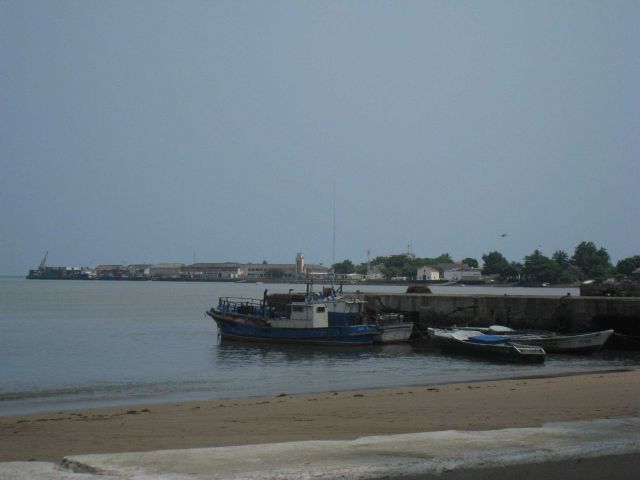 Dock in Sao Tome Picture