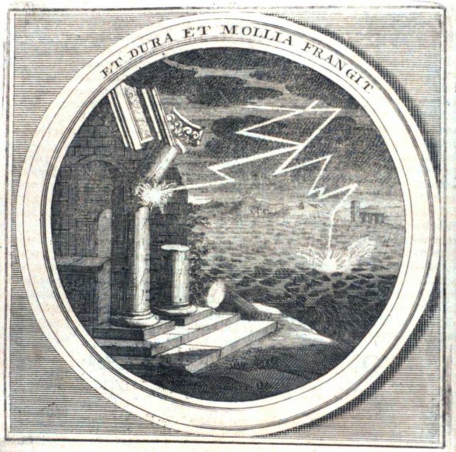 Lightning and its effects - In: Meteorologia philosophico-politica ... Picture