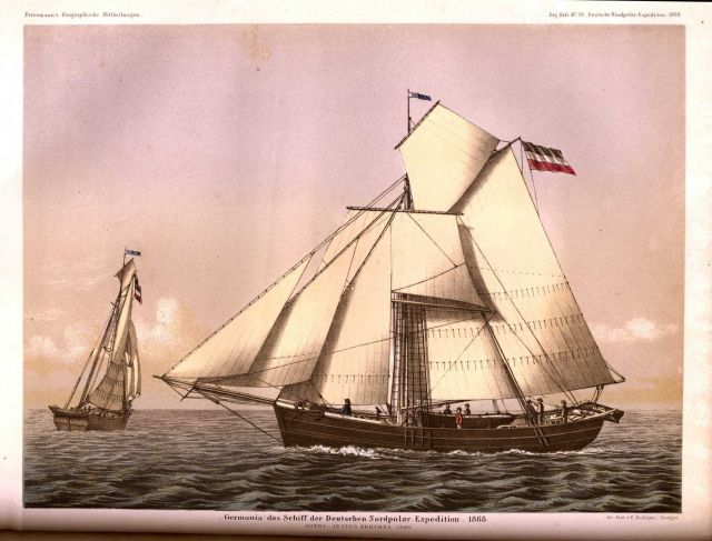 The GERMANIA - Ship of the German North Polar Expedition of 1868 Picture