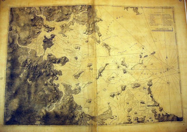 Chart of Boston Harbor in: 