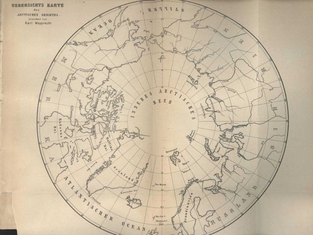 Karl von Weyprecht conception of the Arctic Ocean in 1879 Picture