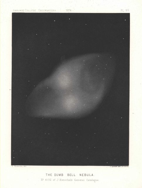 The Dumb Bell Nebula 1874 Picture