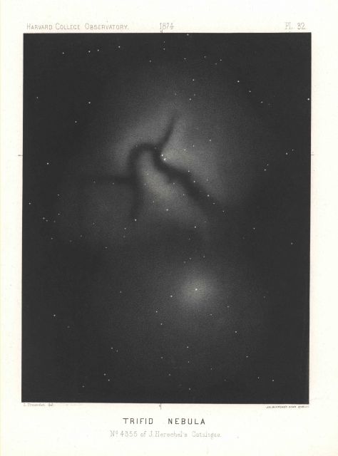 Trifid Nebula 1874 Picture