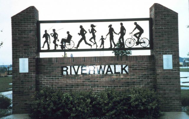The entrance to River Walk Picture