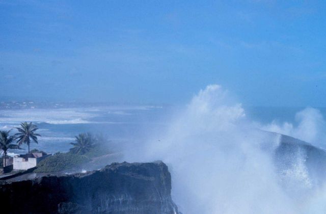 Hurricane surf on the north coast of Puerto Rico Picture
