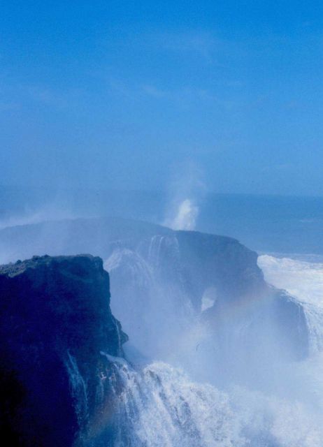 Hurricane surf on the north coast of Puerto Rico. Picture