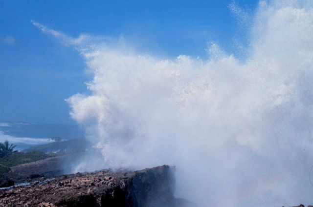Hurricane surf on the north coast of Puerto Rico Picture