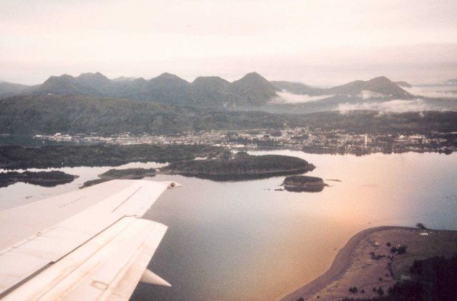 Kodiak from the air over Chiniak Bay Picture