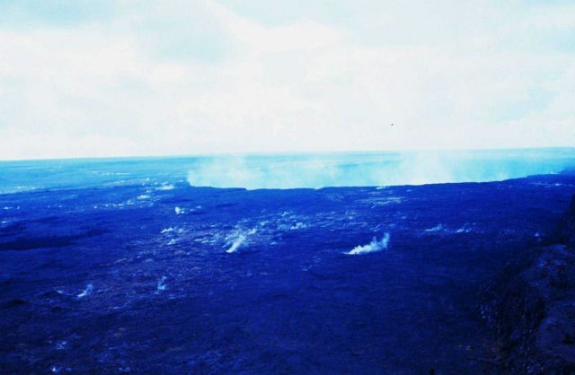 Kilauea Crater at Volcanoes National Park Picture