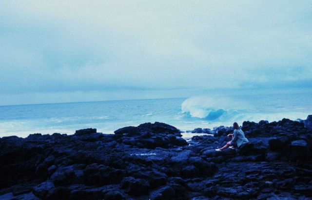 Mesmerized by the eternal crashing of waves. Picture