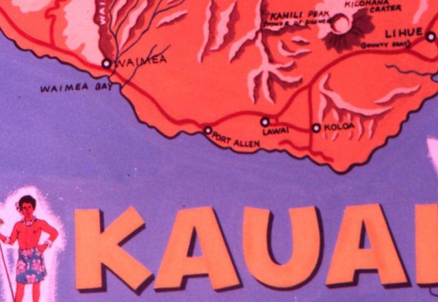 Kauai map Picture