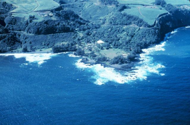 The southern end of Hawaii from the air Picture