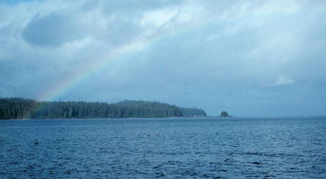 Rainbow in Frederick Sound Picture