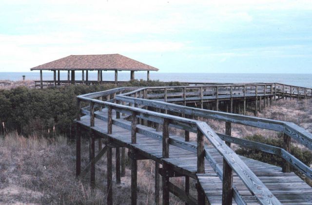 The Pavilion at Nannygoat Beach. Picture