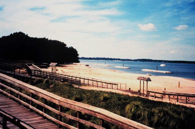 Hart-Miller Island, once two islands that nearly eroded into extinction, are now one Picture