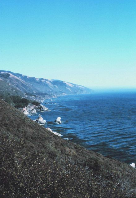 The Big Sur coastline as seen while traveling along Highway 1 Picture
