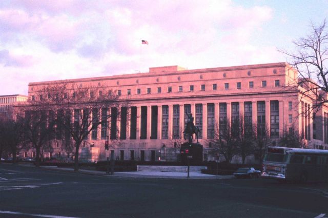 The Interior Department Building, formerly home to the Bureau of Commercial Fisheries, forerunner of today's National Marine Fisheries Service Picture