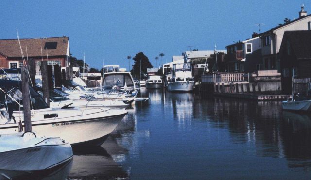 Backyard boat slips along Ocean Avenue Picture