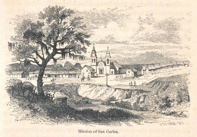 View of Mission San Carlos at Carmel Picture