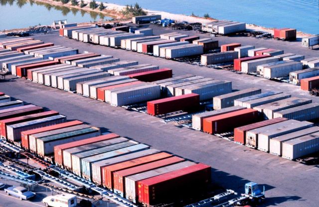 Containers at the Port of Oakland. Picture