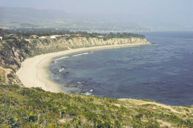 Point Dume area looking towards Malibu. Picture