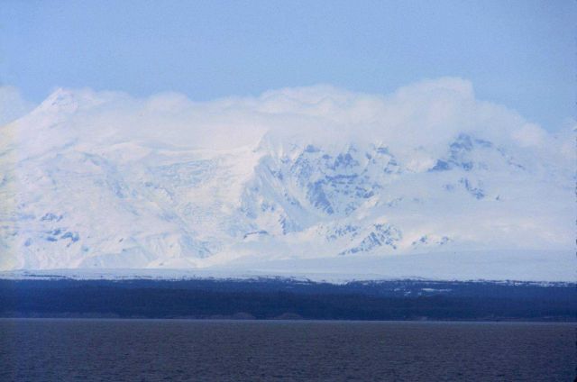 Upper Cook Inlet looking west. Picture