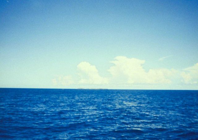 Fort Jefferson in the distance. Picture