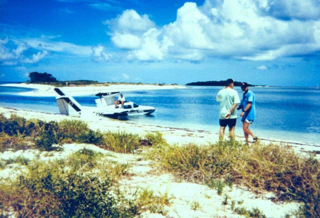 An amphibious plane at Fort Jefferson Picture