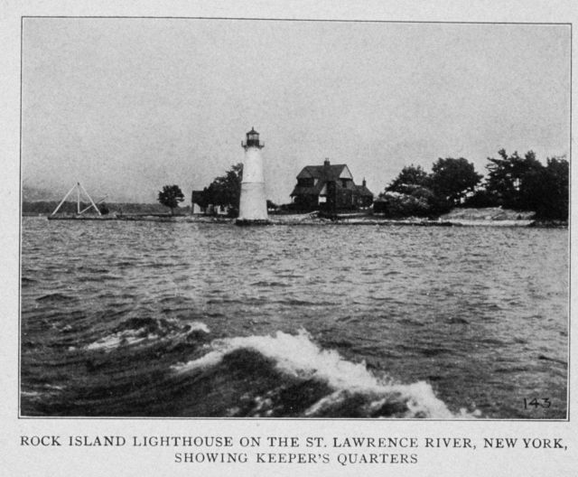 Rock Island Lighthouse on the St Picture